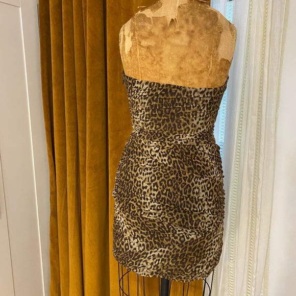 BCBGMaxAnzaria Cheetah Print Minidress - Picture 6 of 6